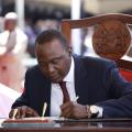 Prestation de serment du président kenyan Uhuru Kenyatta