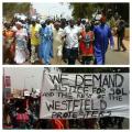 Manifestation contre l'arrestation d'opposants en Gambie, le jeudi 14 avril 2016 à Banjul