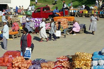 A market place in Mbabane.