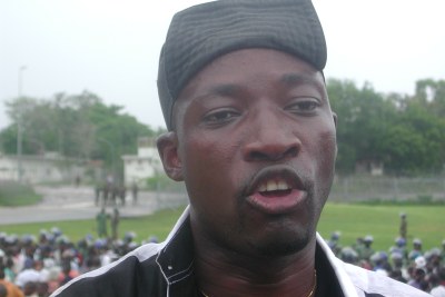 Charles Blé Goudé, ancien leader des Jeunes Patriotes en Côté d'Ivoire.