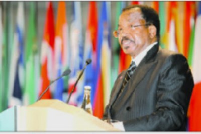 Le président camerounais Paul Biya