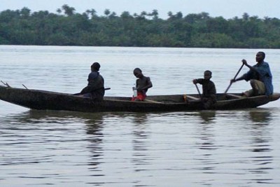 Fishermen in the Niger Delta.