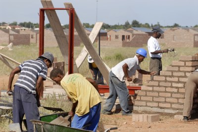The Northern Cape Community Builders construct 100 low-cost houses.