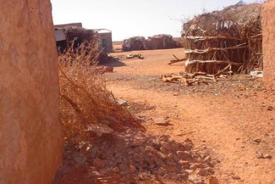 Un village abandonné suite à une grave sécheresse