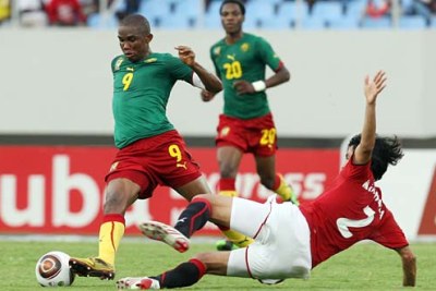 Meilleur buteur de l'histoire de la sélection nationale du Cameroun avec 56 buts, Samuel Eto'O arrête sa carrière internationale