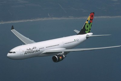 Afriqiyah Airways, based in Tripoli, Libya.