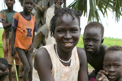 A Nuer woman living in a temporary settlement of displaced people in Western Ethiopia's Gambella region (file photo).