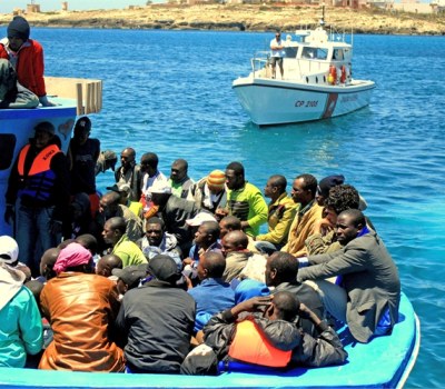 Libyan Nationals Flee to Lampedusa