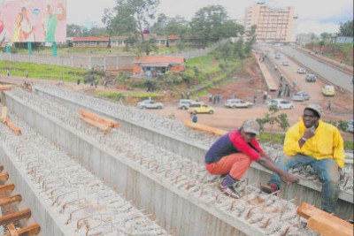 Thika Road construction. Locally, the Chinese have earned respect for the quality of roads they are building.