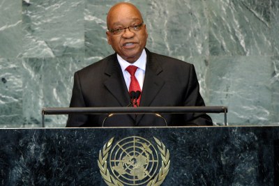 Jacob Zuma, President of the Republic of South Africa.