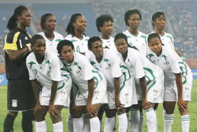 Nigeria's Under-17 women's soccer team, the Flamingoes.