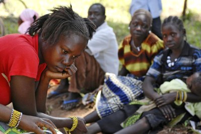 Des civils déplacés par des attaques de la LRA.