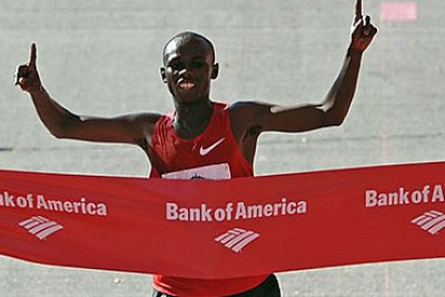 2008 Beijing Olympic champion Samuel Wanjiru.