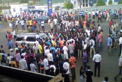 Pandemonium erupted at the Nigeria's premier university  the University of Ibadan, as students took to the streets within the university to register their grievances and dissatisfaction over the erratic power supply.