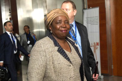 Mme Nkosazana Dlamini Zuma, Présidente de la Commission de l'Union Africaine