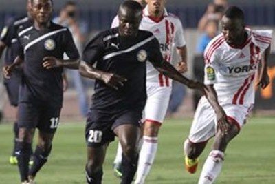 Egyptian outfit Zamalek in a 1-1 draw with Ghana's Berekum Chelsea.