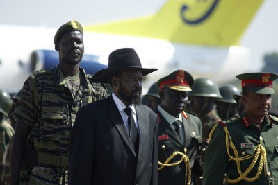 President Salva Kiir dismisses his entire cabinet and party general secretary (file photo).