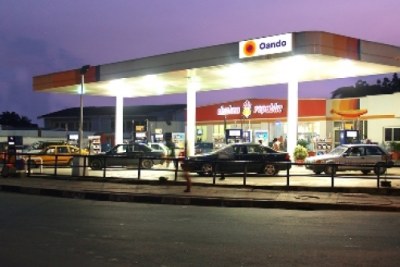 Petrol station in Nigeria.