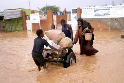 Des réfugiés inondés au Nigeria.
