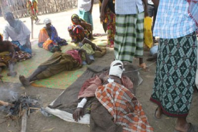 Locals wounded (file photo): Fresh attacks have erupted at Nduru division near Ijara, in Tana Delta.