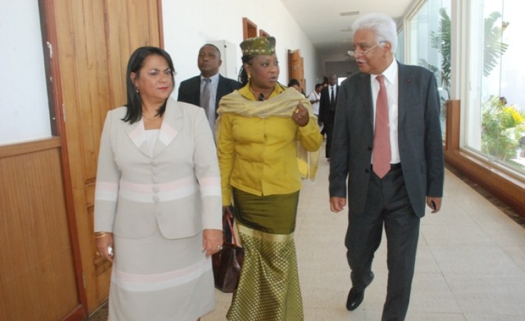 rencontre rajoelina fabius