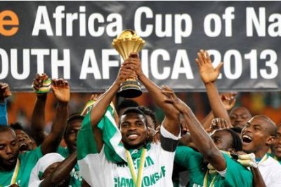Nigeria's Super Eagles, the Afcon 2013 Champions (file photo).