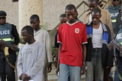 Terror suspects arraigned by police
