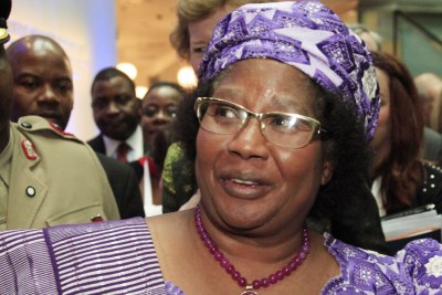 Former president of Malawi Joyce Banda (file photo).