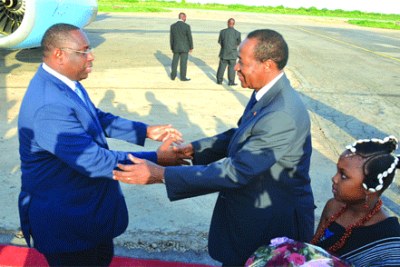 Le président Sall et son homologue Blaise Compaoré
