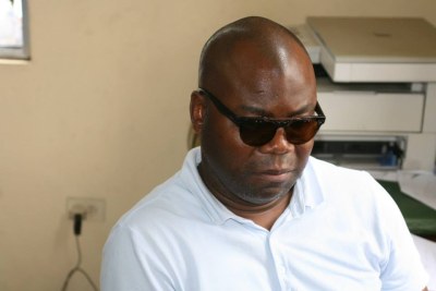 Imprisoned FrontPage Africa's Managing Editor, Rodney Sieh.