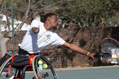 Lucas Sithole, South African U.S. Open Quads Champion for 2013.