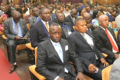 Des participants aux concertations nationales  ouvertes  le 7/09/2013 à Kinshasa, par le Président Joseph Kabila.