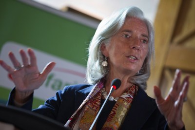 Mme Christine Lagarde, Directrice du Fonds Monétaire International (FMI)