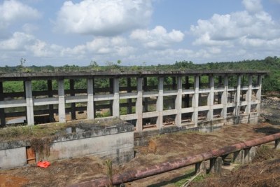 Remains of the looted Mt. Coffee Hydro Plant outside Monrovia (file photo).
