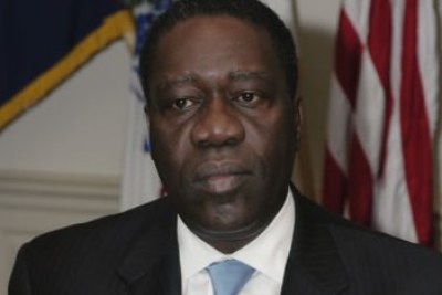 Former interim president Gyude Bryant