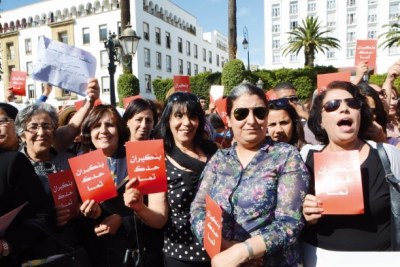 A Rabat, une manifestation symbolique dénonce Benkirane et ses propos contre les femmes