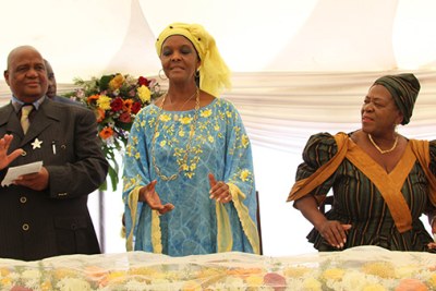 Grace Mugabe Meets religious leaders.