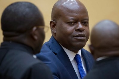 Le député congolais Fidèle Babala, poursuivi par la CPI pour subornation de témoins dans le cadre de l'affaire Jean-Pierre Bemba .