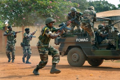 Central African forces