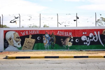 « Nous avons un rêve », peut-on lire sur cette fresque à Benghazi, où est née la révolution libyenne de 2011 (archive)