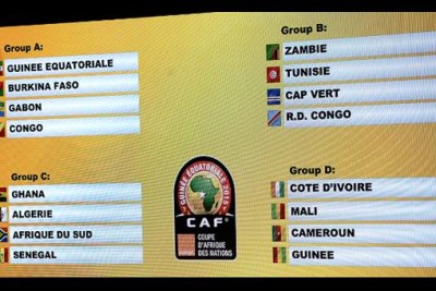 Les quatre pour la CAN 2015 en Guinée Équatoriale