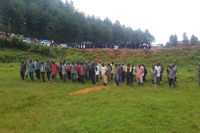 Rebels of the FDLR who surrendered shortly before the deadline imposed by the international community.