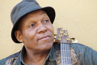 Musician and legendary bassist Willie Mbuende.