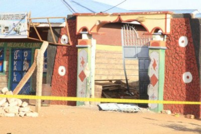 The residential building where the victims of the Monday night Mandera attack were housed as they were attacked by Al-Shabaab terrorists.