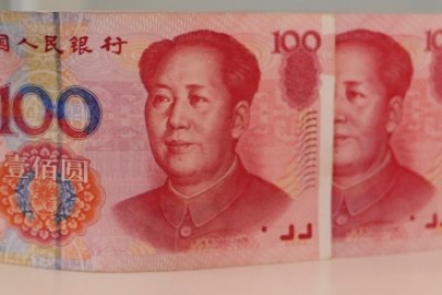Chinese currency, the Yuan.