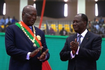Roch Kaboré avec Alassane Ouattara