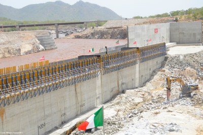 Grand Ethiopian Renaissance Dam on the Blue Nile River will house the largest hydroelectric power plant in Africa when completed.