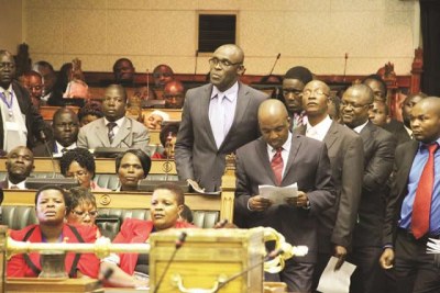 Zimbabwe parliament session (file photo).