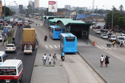 Dar es Salaam Rapid Transit buses.