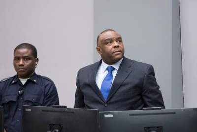 Jean-Pierre Bemba lors du prononcé de sa peine de 18 ans de prison à la CPI